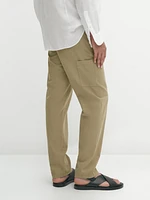 Trousers with side pocket detail