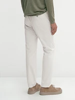 Slim fit twill trousers