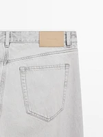 Light grey relaxed fit jeans