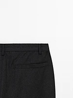 Flannel co-ord trousers