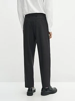 100% wool smart co-ord trousers