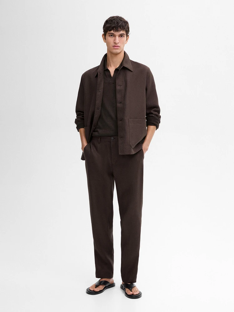 Linen co-ord trousers