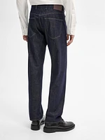 Relaxed fit brushed trousers