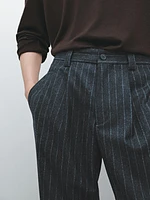 Pinstripe suit trousers - Limited Edition