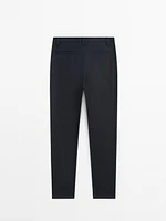 Wool blend darted trousers - Limited Edition