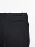 Wool blend darted trousers - Limited Edition