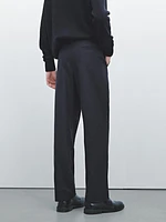 Wool blend darted trousers - Limited Edition