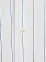 Slim fit pinstripe poplin shirt