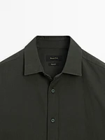 100% cotton slim fit twill shirt