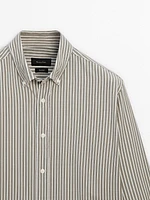 100% cotton striped shirt