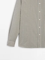 100% cotton striped shirt