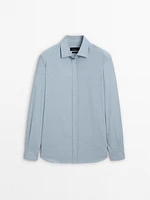 Regular-fit 100% cotton shirt