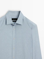 Regular-fit 100% cotton shirt