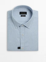 Regular-fit 100% cotton shirt