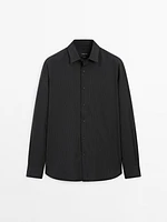 100% cotton pinstripe shirt