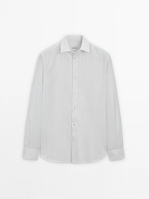 100% cotton striped shirt