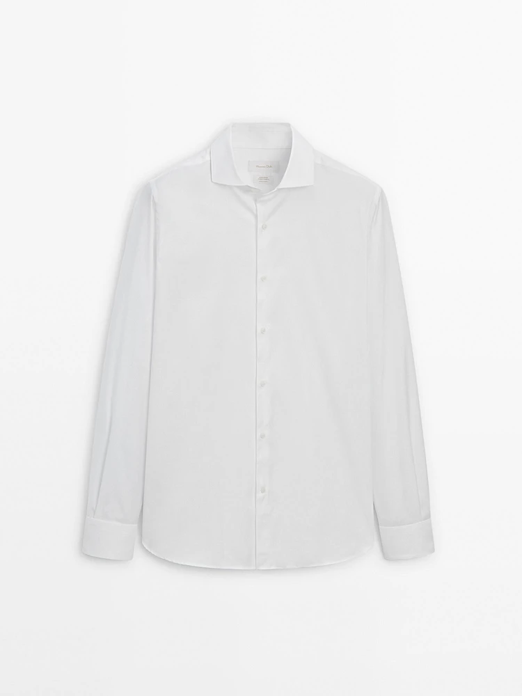 Regular-fit 100% cotton shirt