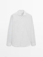 Regular-fit 100% cotton shirt