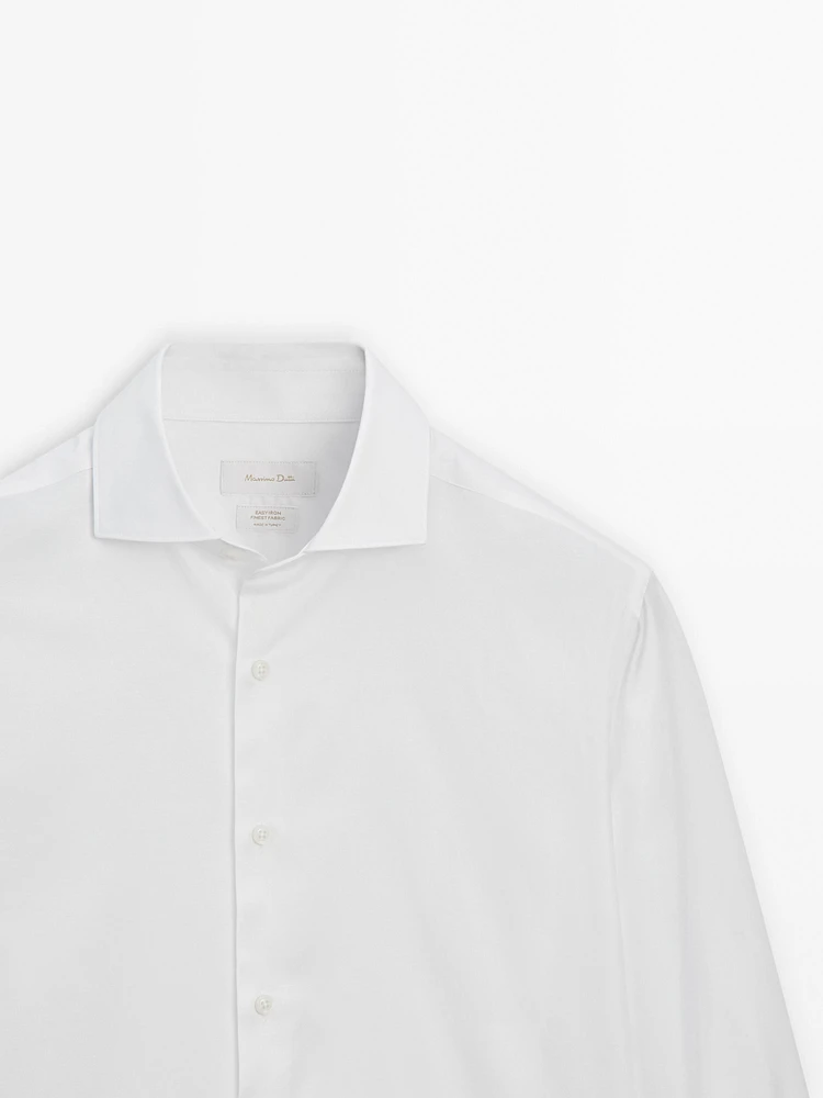 Regular-fit 100% cotton shirt