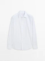 Textured 100% cotton shirt