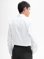 Slim fit 100% cotton twill shirt