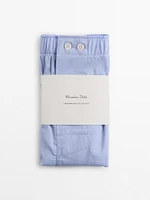 Sky blue poplin boxers