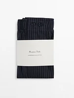 Striped poplin boxers