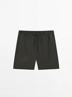 Plain swimsuit trunks