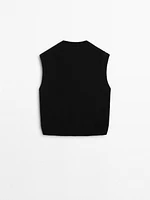 Knit wool blend vest - Limited Edition