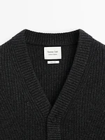 Wool blend knit cardigan - Limited Edition