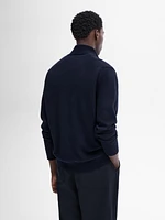 Cashmere blend quarter-zip cardigan