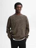 Twisted wool blend sweater