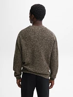 Twisted wool blend sweater