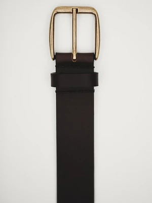 Leather belt