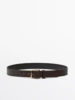 Leather belt