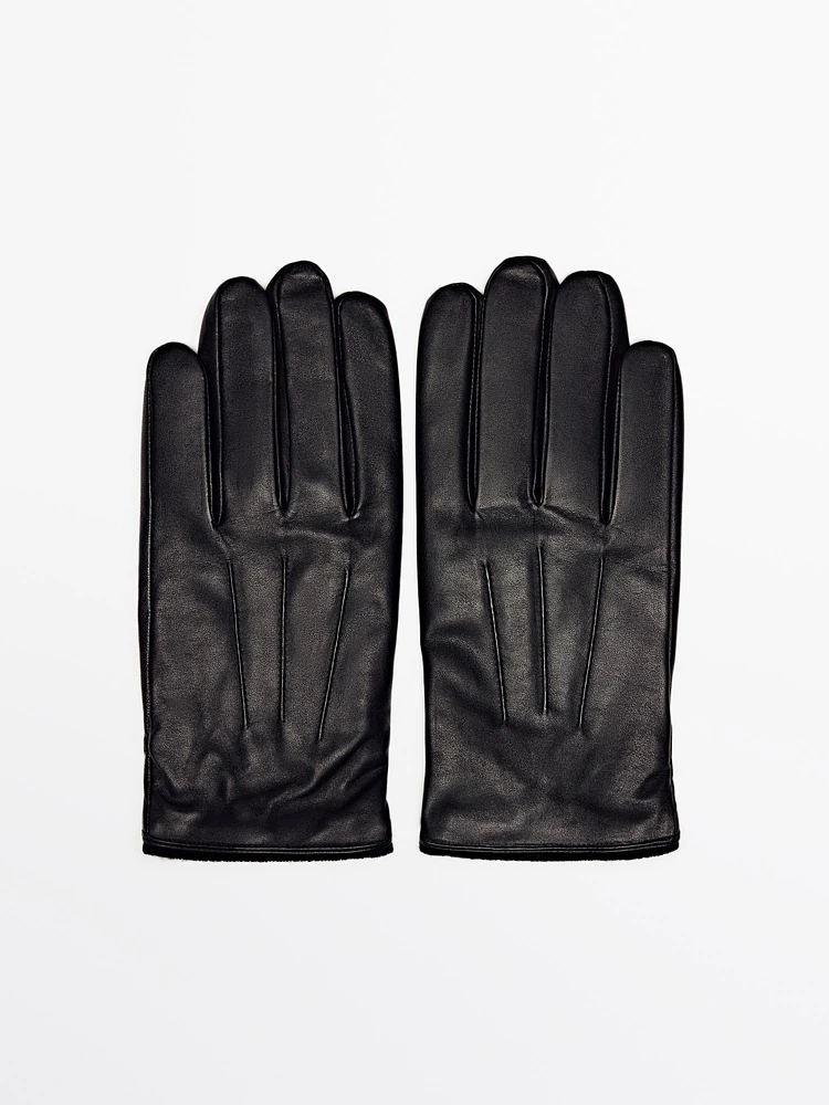 Nappa leather gloves