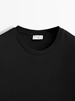 100% cotton wide fit T-shirt