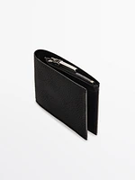 Nappa leather landscape wallet