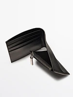 Nappa leather landscape wallet