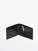 Nappa leather landscape wallet