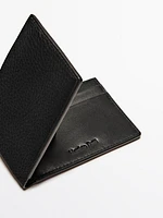 Nappa leather landscape wallet