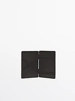 Nappa leather "magic" wallet