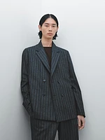 Pinstripe suit blazer - Limited Edition