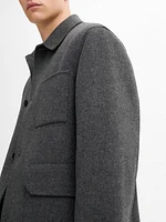 100% wool jacket with pocket details