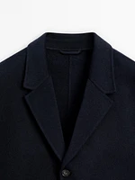 100% wool blazer with pocket details