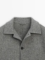 100% wool double-faced jacket