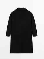 Wool blend double-faced coat - Limited Edition