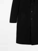 Wool blend double-faced coat - Limited Edition