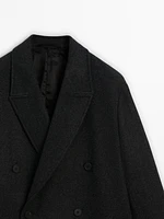 100% wool double-breasted coat - Limited Edition