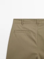 100% cotton bermuda shorts